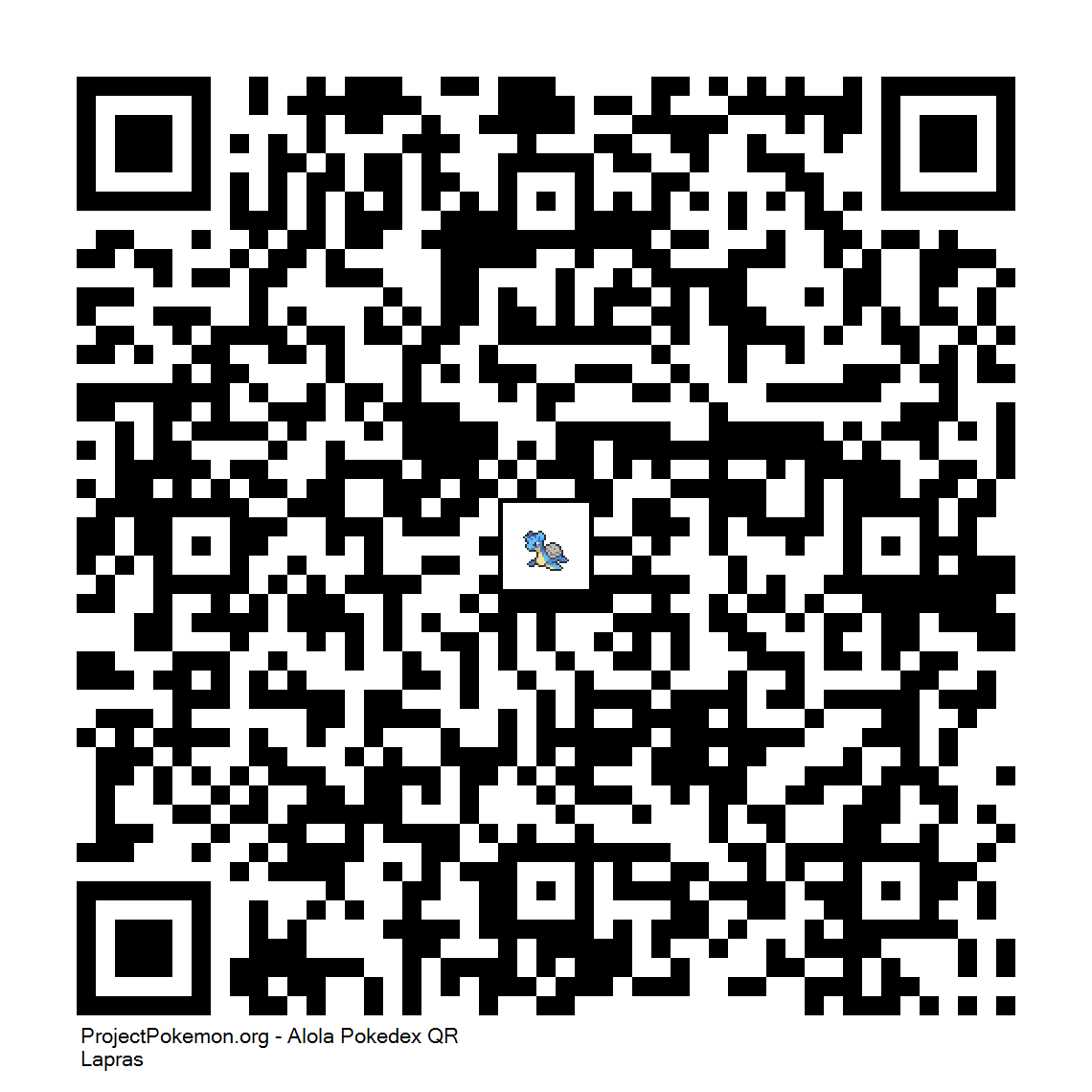 Cdigo QR de Lapras
